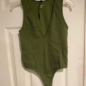 Urban Outfitters Green Body Suit Medium
